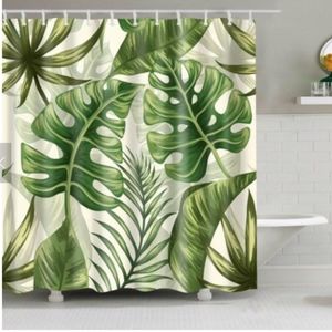 🌴Sale‼️ palm leaf shower curtain
